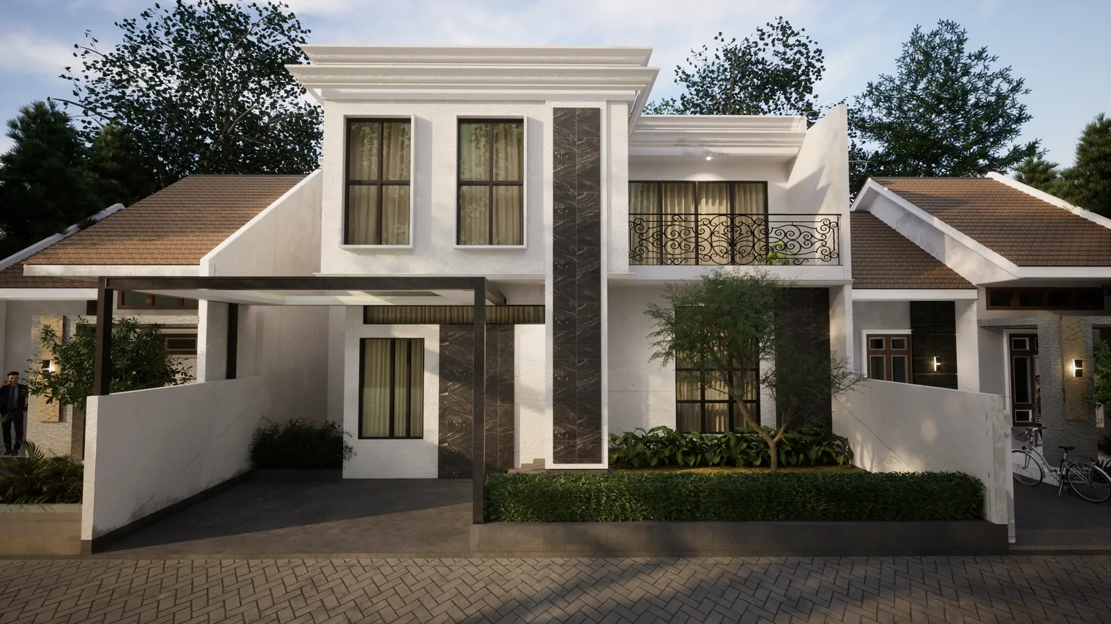 Desain rumah American Classic